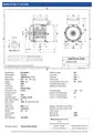 Amtecs 0.37kW (0.5HP) Single Phase Motor, 2-Pole (3000 rpm) 71 Frame B3 - Foot IE2 Datasheet
