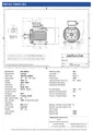 Amtecs 15kW (20HP) Three Phase Motor, 2-Pole (3000 rpm) 160 Frame B3 - Foot IE3 Datasheet