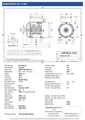 Amtecs 2.2kW (3HP) Single Phase Motor, 2-Pole (3000 rpm) 90 Frame B3 - Foot IE2 Datasheet