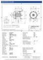 Amtecs 0.18kW (0.25HP) Single Phase Motor, 4-Pole (1500 rpm) 63 Frame B3 - Foot IE2 Datasheet