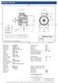 Amtecs 0.55kW (0.75HP) Three Phase Motor, 2-Pole (3000 rpm) 71 Frame B3 - Foot IE2 Datasheet