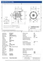 Amtecs 1.5kW (2HP) Single Phase Motor, 4-Pole (1500 rpm) 90 Frame B3 - Foot IE2 Datasheet