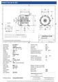 Amtecs 1.1kW (1.5HP) Single Phase Motor, 4-Pole (1500 rpm) 90 Frame B3 - Foot IE2 Datasheet