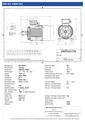 Amtecs 11kW (15HP) Three Phase Motor, 4-Pole (1500 rpm) 160 Frame B3 - Foot IE3 Datasheet