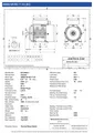 Amtecs 0.37kW (0.5HP) Single Phase Motor, 2-Pole (3000 rpm) 71 Frame B3 - Foot IE2 Datasheet
